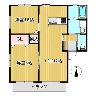 Alfa StageI【2階】の間取り