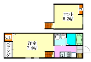 Vista Collina(ヴィスタ コリーナ)【2階】の間取り