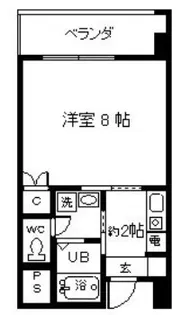 エミリエ大濠【2階】の間取り