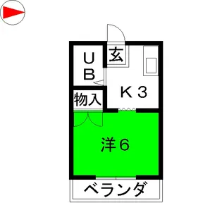 ハイツTOM【2階】の間取り