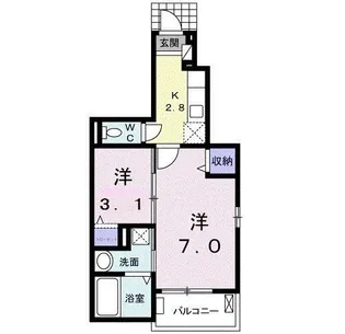 多逢館5【1階】の間取り