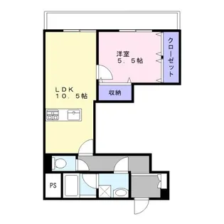 水切浅田ビル【5階】の間取り