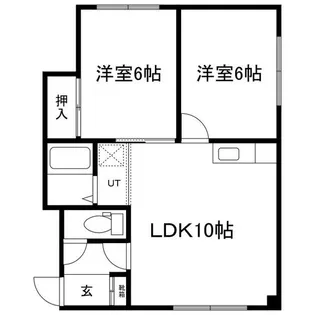 オレンジハウスA【2階】の間取り