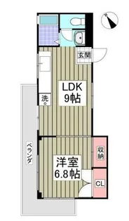 ヴィラきしもと第3【2階】の間取り