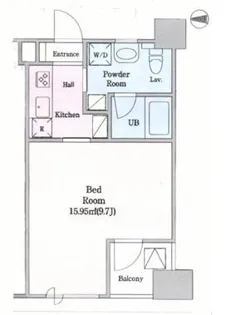 クォーツマンション【8階】の間取り