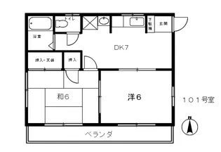 第3メゾン原島2【1階】の間取り
