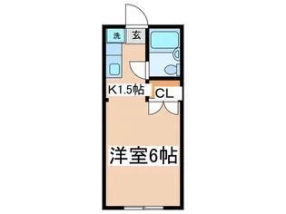 ハイツタケハナ【2階】の間取り