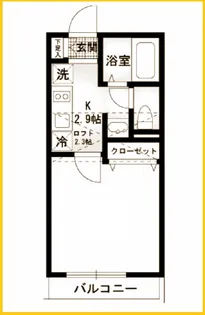 KINGLY COURT菊名【2階】の間取り