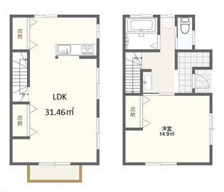 レグルス【1階】の間取り