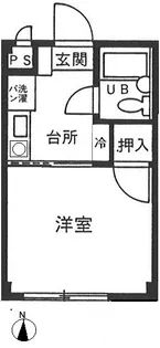 メゾン初台【1階】の間取り