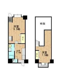 ありえすインター【3階】の間取り