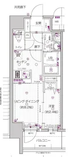 エスリード金山ル・グラン【8階】の間取り