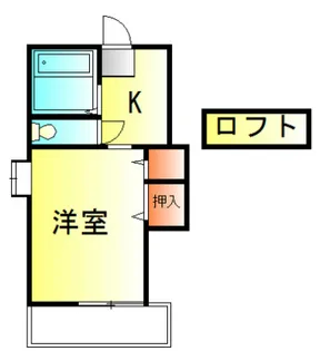 カーサ・アスール【1階】の間取り