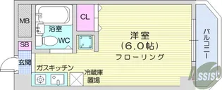 メゾン・ド・ベル【7階】の間取り