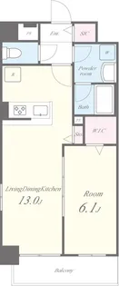 ベルミエール【5階】の間取り