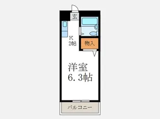コーポ三谷【1階】の間取り