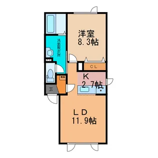 luce solare【2階】の間取り