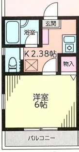 ヴィラ・枡形【1階】の間取り