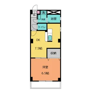 Sun Espoir SATO 弐番館【1階】の間取り