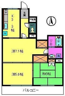 パークコート高島本町【3階】の間取り
