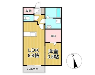 セゾンフィール【2階】の間取り