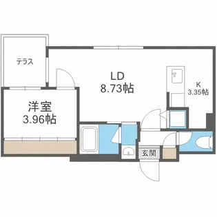 ARISTO北7条(アリスト北7条)【1階】の間取り