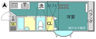 クレセントマンション【2階】の間取り
