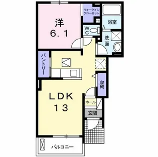 アルバ・グランデ A【1階】の間取り