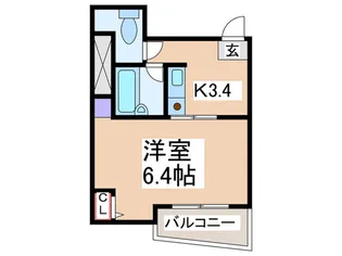 ワンウッドハイツ【3階】の間取り