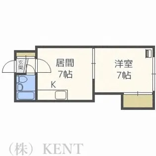 ラベラヴィータ西町【2階】の間取り