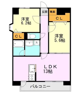 グレイスピア大津4【8階】の間取り