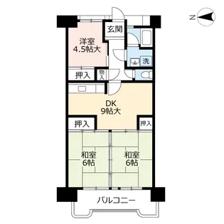 UR到津南【12階】の間取り
