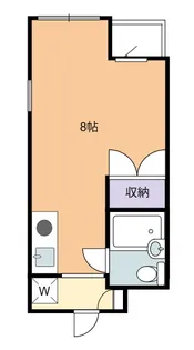 志ほ川ビル【4階】の間取り