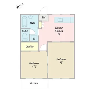 メゾンセピア【2階】の間取り