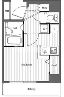 ビエラコート都立大学【2階】の間取り