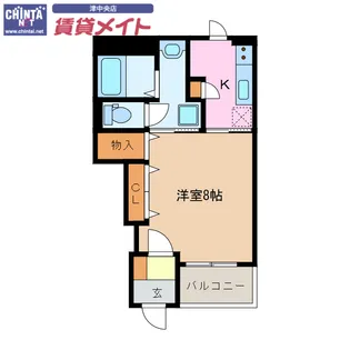 イーストコート【1階】の間取り