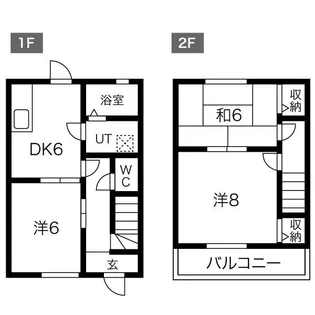 吉川貸家II【2階】の間取り