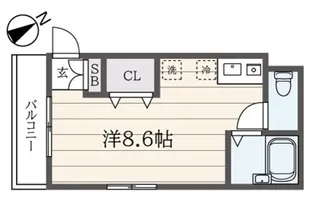 GMJレジデンス【2階】の間取り