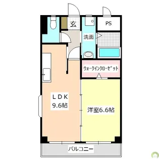 アベニューモリst.V【2階】の間取り