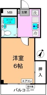 ジュネス金子【3階】の間取り