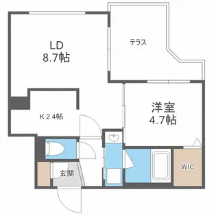 PREMIER RESIDENCE CENTRAL【1階】の間取り