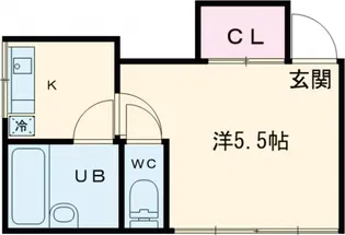 ミユキハイツ【2階】の間取り