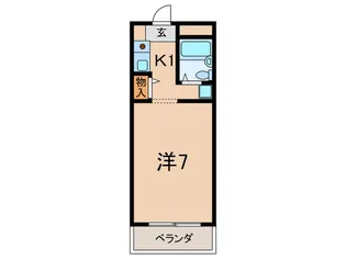 フレスカ北本町【4階】の間取り
