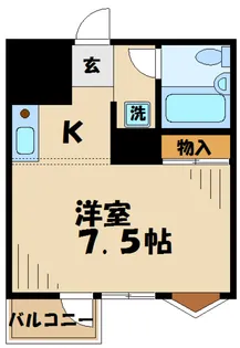 サンドルフ多摩【3階】の間取り