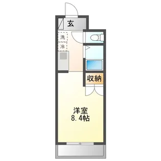 ドムスセピア【3階】の間取り