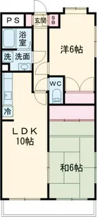 グラスフローラ【1階】の間取り