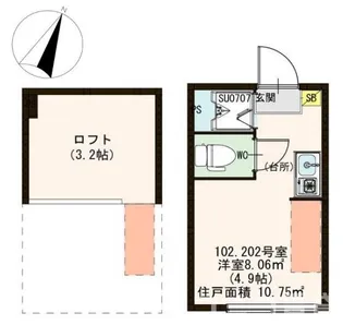 CERESIA池袋West【2階】の間取り