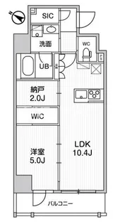 ステージグランデ日本橋人形町【3階】の間取り