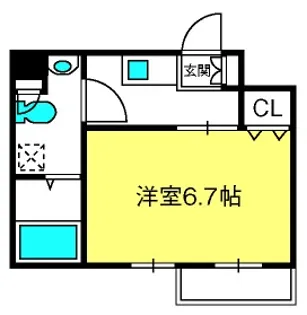 b’CASA Blanc【3階】の間取り