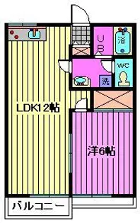 ハイツトピア【1階】の間取り
